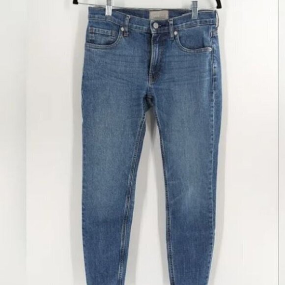 Everlane Skinny Ankle Jeans Size 27 Mid Rise - Picture 1 of 3